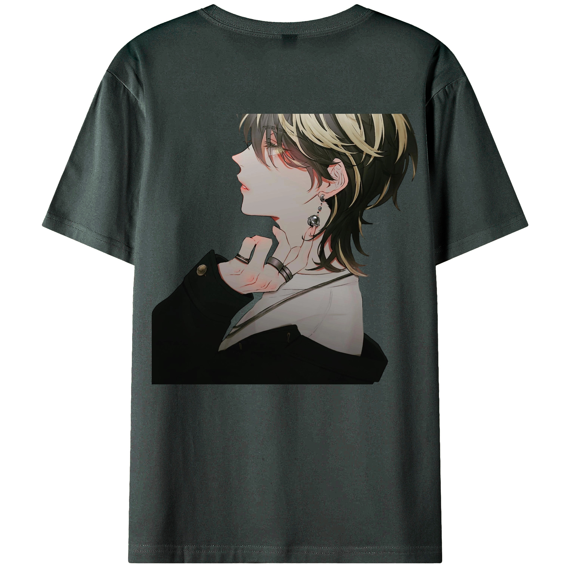 （画像用） 東京リベンジャーズ Tokyo Revengers 綿100％ メンズ半袖Tシャツ（バックプリント） 通気性